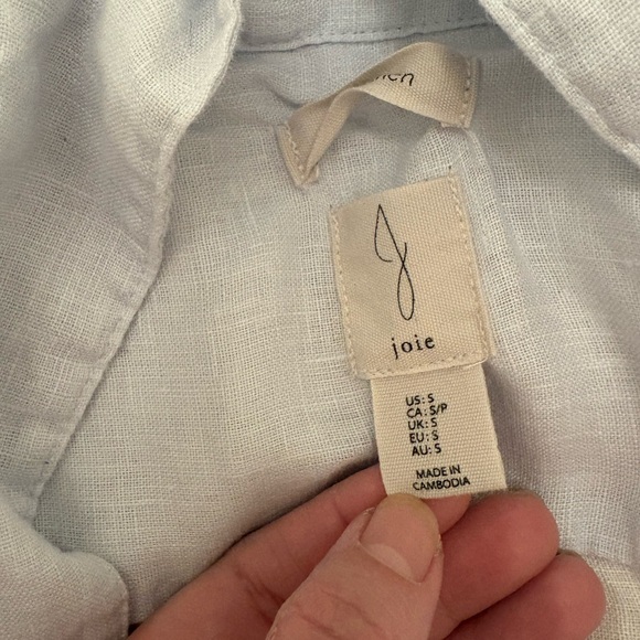 Joie Light Blue Dress with Orange and Blue Embroidery - Picture 3 of 3